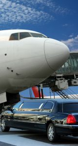 Limousine at Private Airport